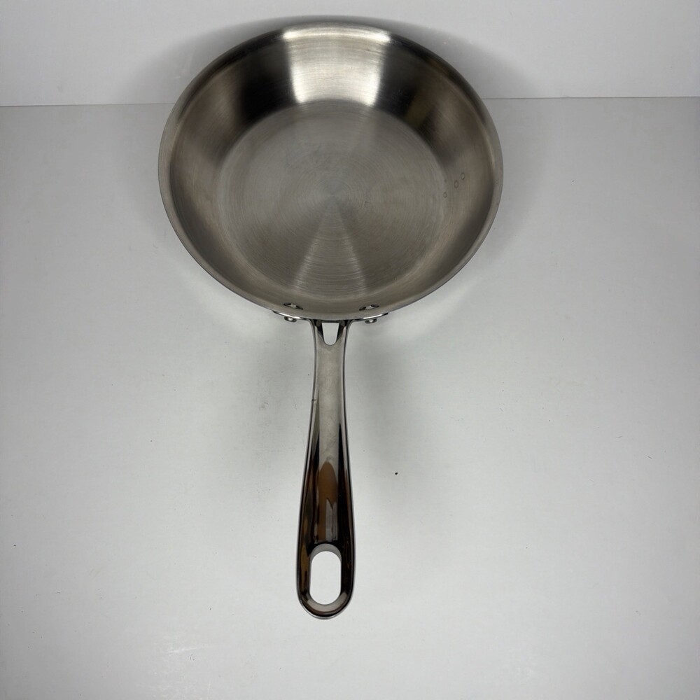 EMERIL Pro Clad Tri-Ply Clad 8" Stainless Steel Frying Pan Very Good Condition
